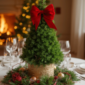 10” POT – ALBERTA SPRUCE CONES